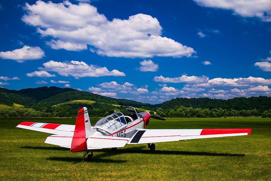 sky, airplane, cloud, transportation system, aircraft, travel HD wallpaper