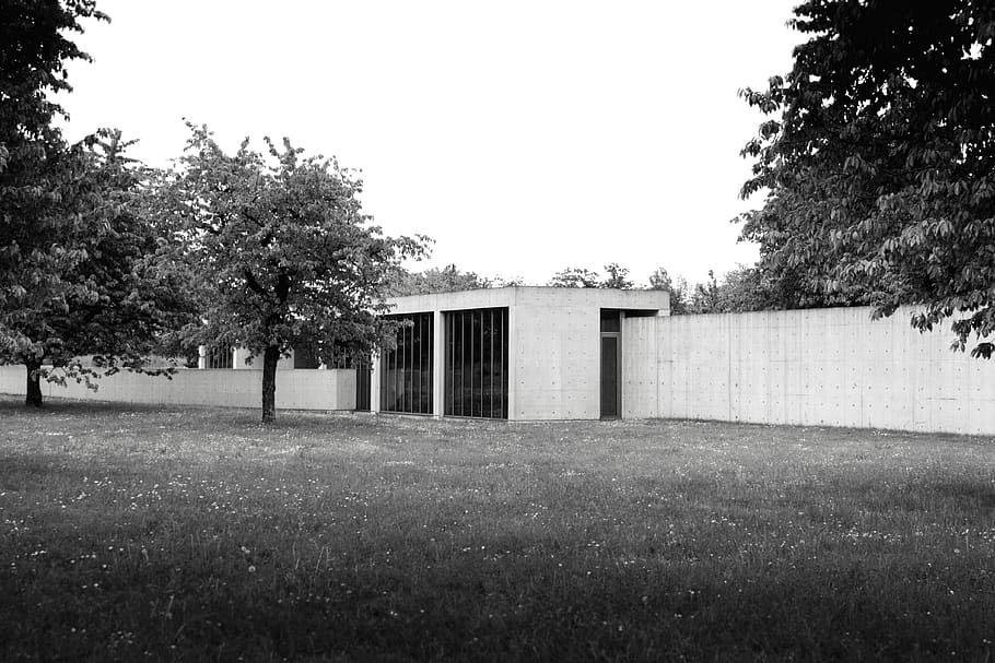 germany, weil am rhein, vitra conference pavilion, house, simple