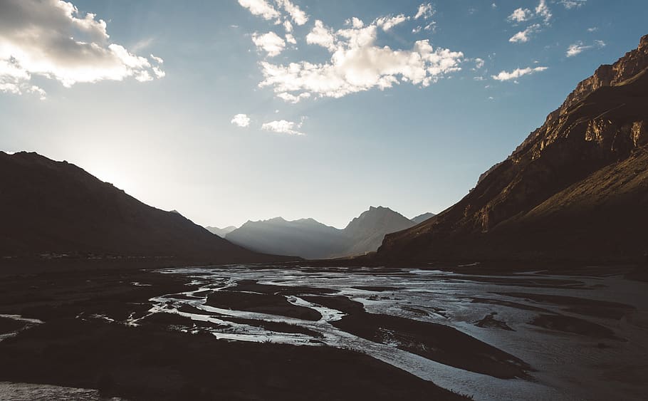 india, kaza, sky, mountain, beauty in nature, cloud - sky, scenics - nature HD wallpaper