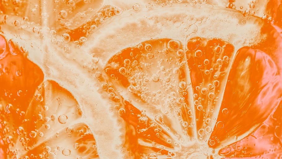 Orange, background, bright, carbohydrated, citrus, close-up, color, HD wallpaper