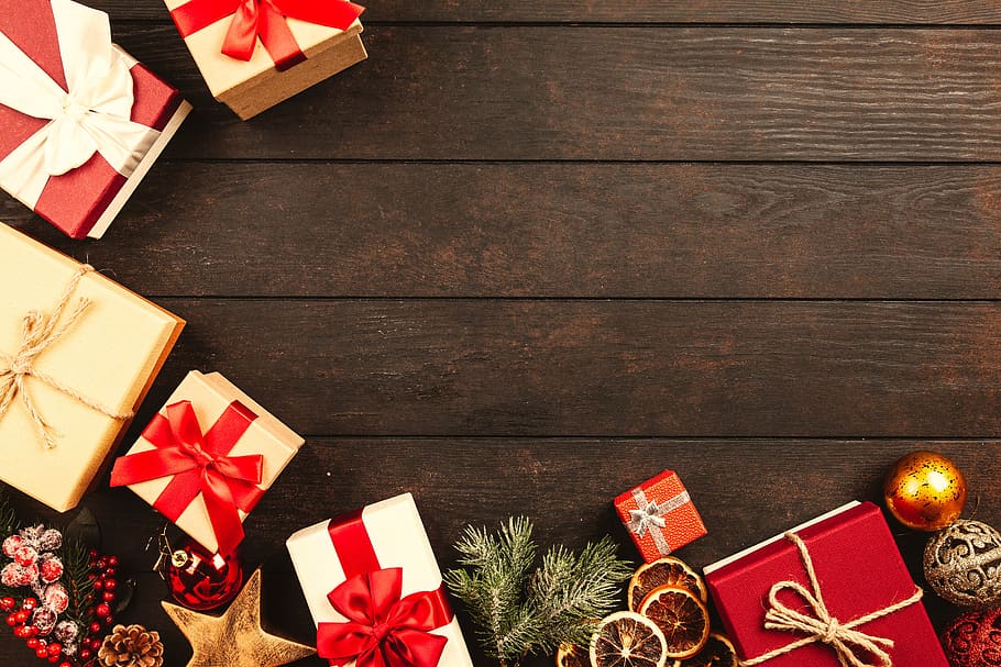 gift, box, christmas, present, celebration, holiday, seasonal HD wallpaper