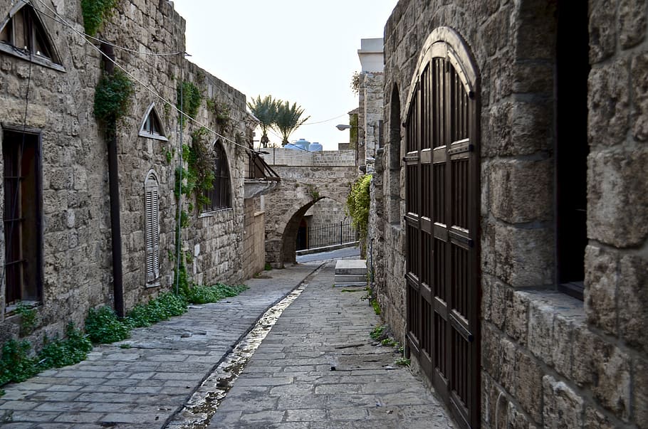 alley, beirut, byblos, lebanon, old city, built structure, architecture
