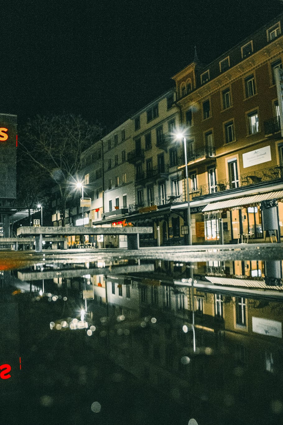 building exterior, architecture, built structure, night, city HD wallpaper