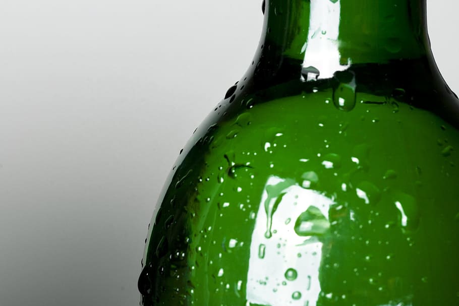 water, drops, bar, bottle, clean, clear, close-up, closeup HD wallpaper