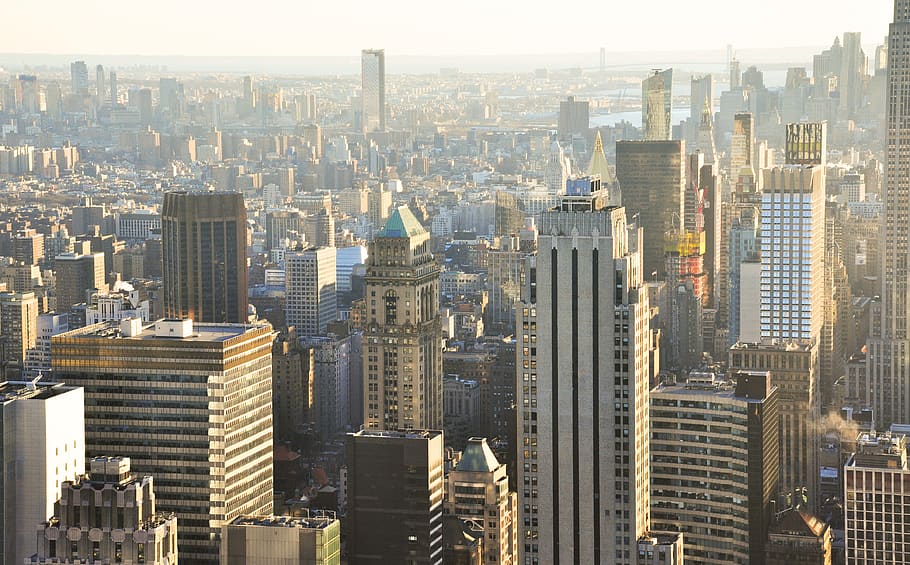 city skyline, building exterior, cityscape, built structure, office building exterior HD wallpaper