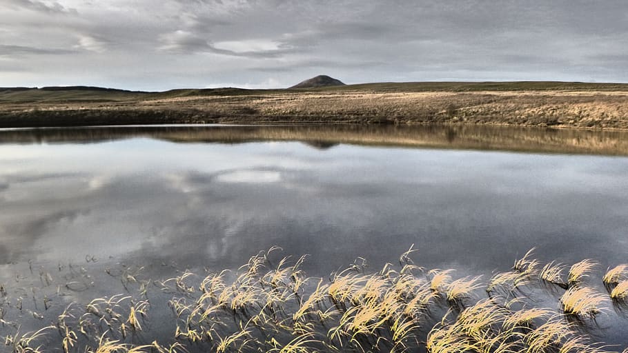 scotland, lake, tranquillity, peace, water, cloud - sky, landscape HD wallpaper
