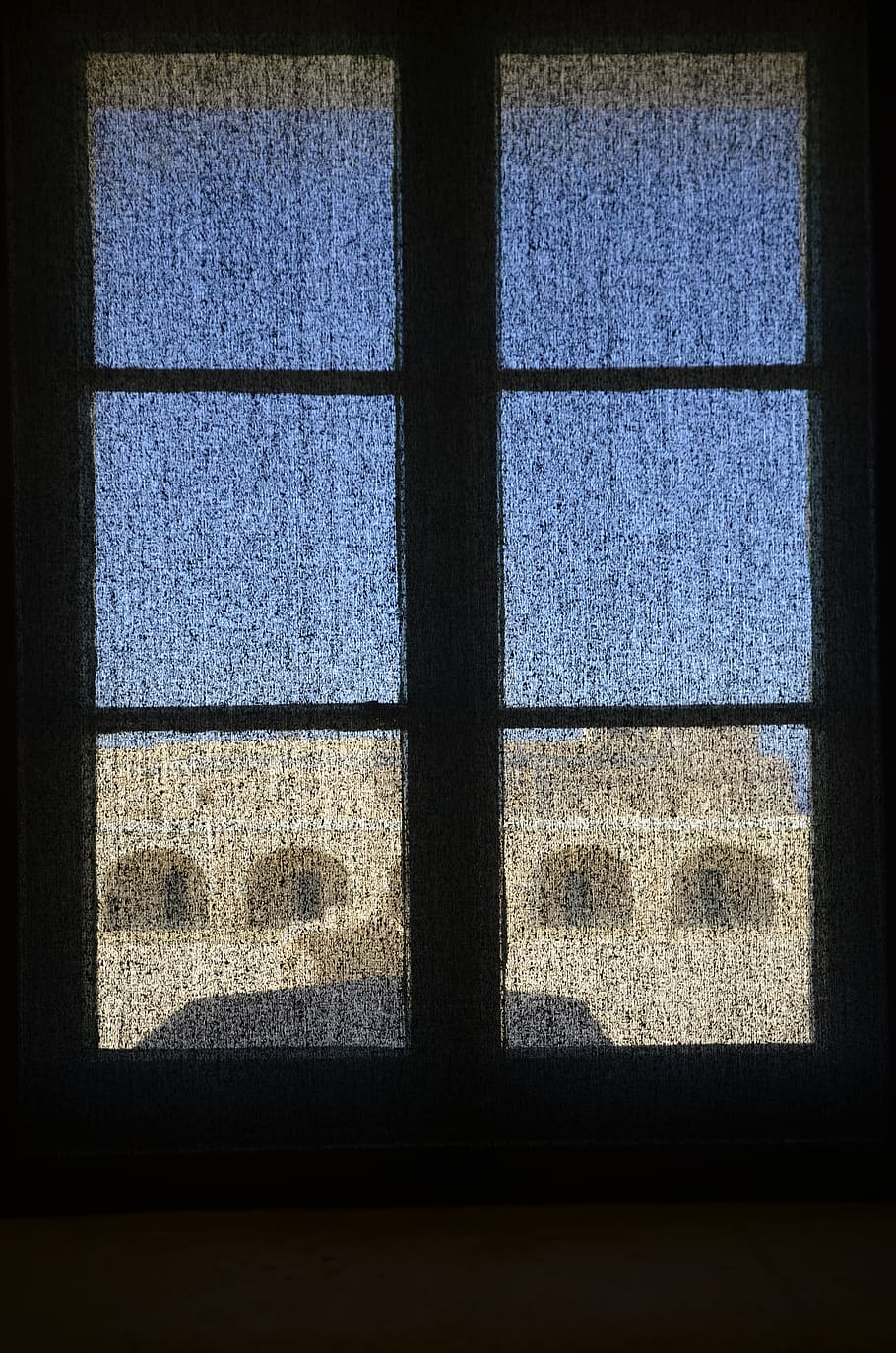 malta, window, view, mesh, glass - material, transparent, indoors HD wallpaper