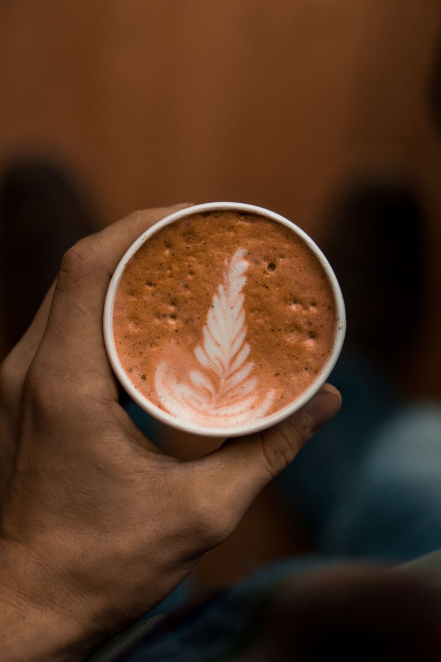 Person Holding Mug With Coffee, beverage, brown, caffeine, chocolate HD wallpaper
