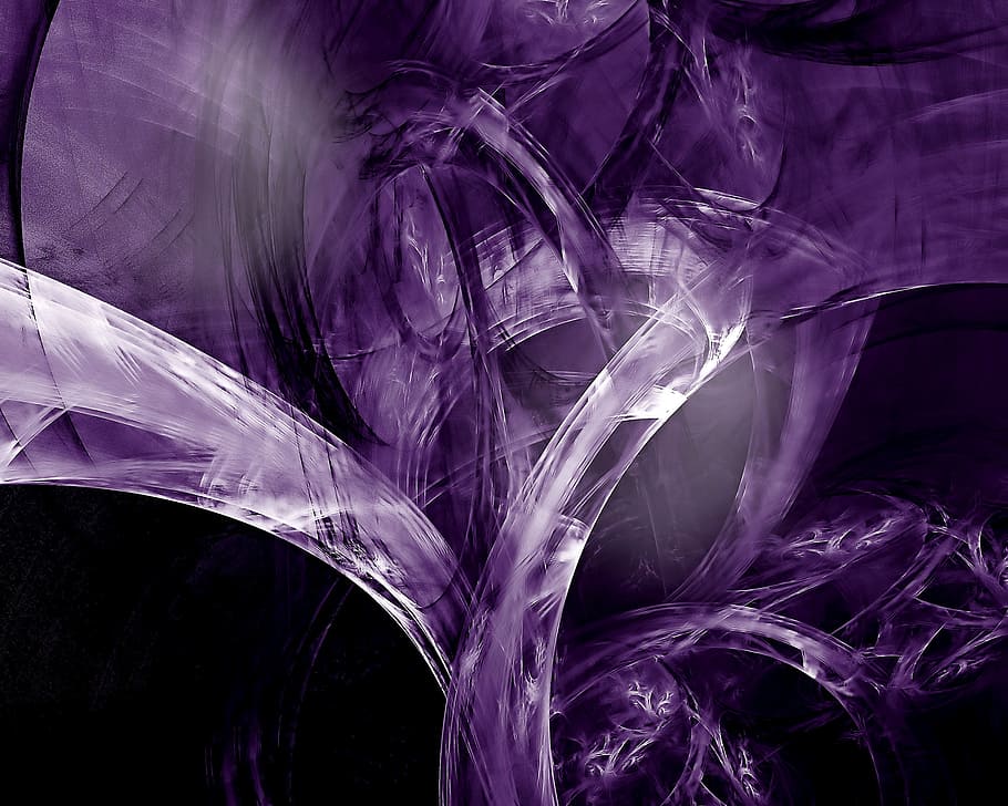 fractal, purple, background, abstract, decoration, ornament HD wallpaper