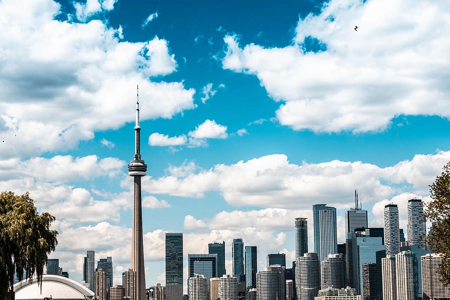 CN Tower, Canada, city, urban, town, building, high rise, architecture HD wallpaper