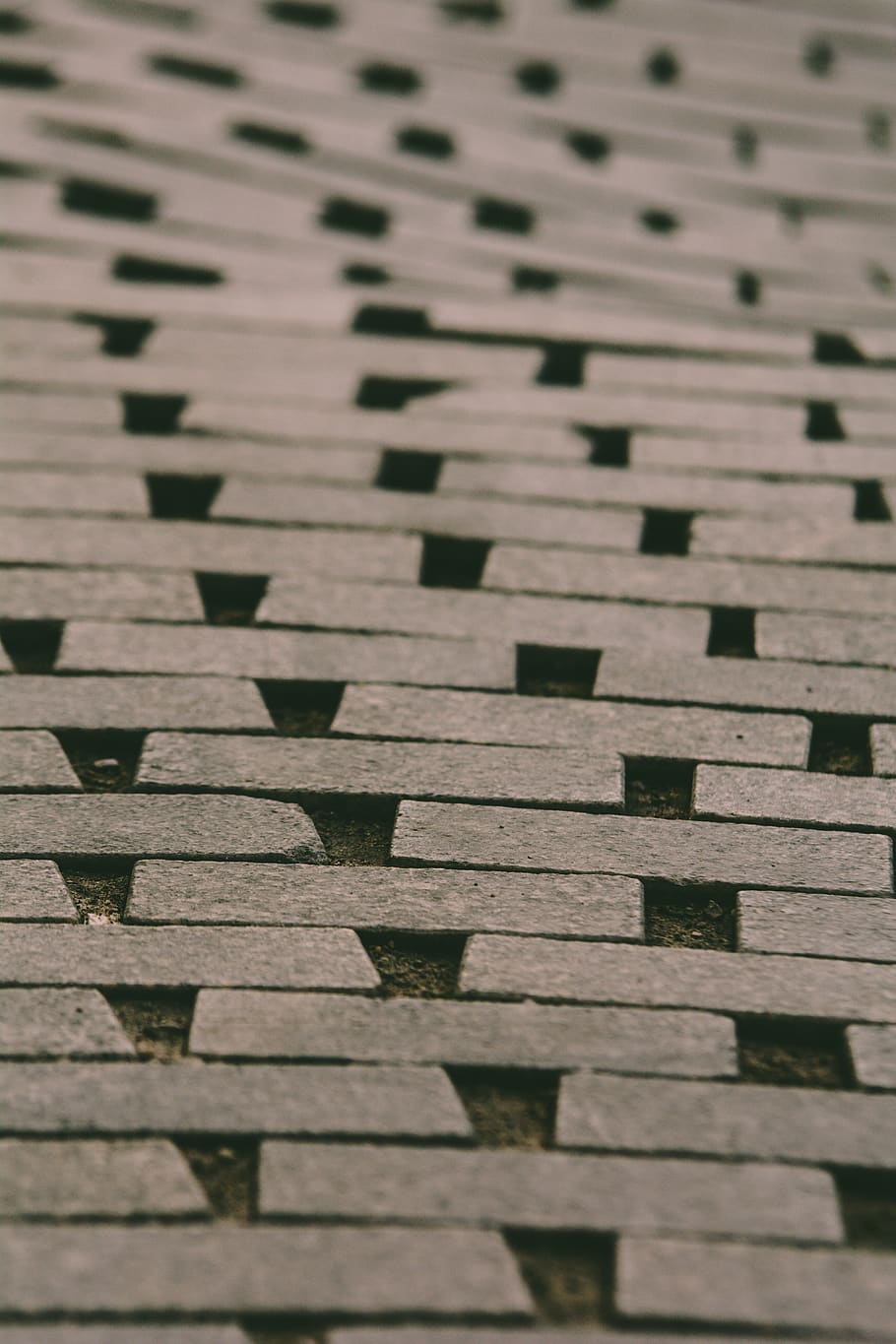 lithuania, vilnius, pavement, road, brick, full frame, backgrounds HD wallpaper