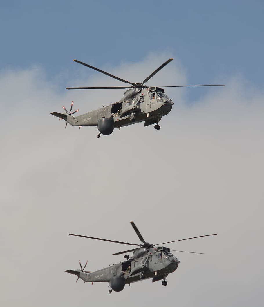 seaking, helicopter, chopper, rotor, aerial, transport, flying HD wallpaper