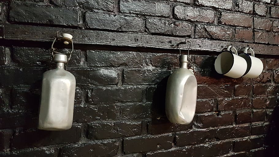 wall, black, canteen, cup, belgium, wall - building feature HD wallpaper