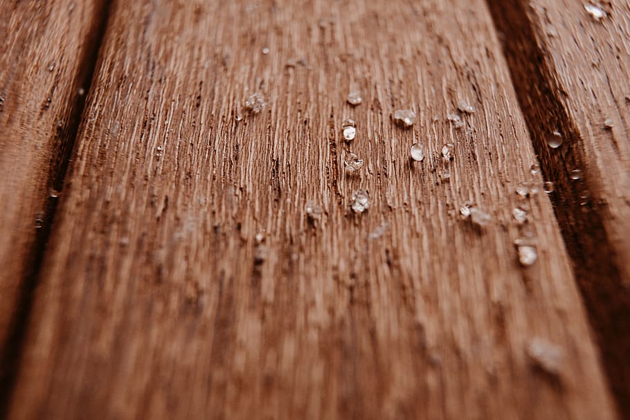 doplets, water, wood, tree, brown, rustic, wet, texture, board HD wallpaper