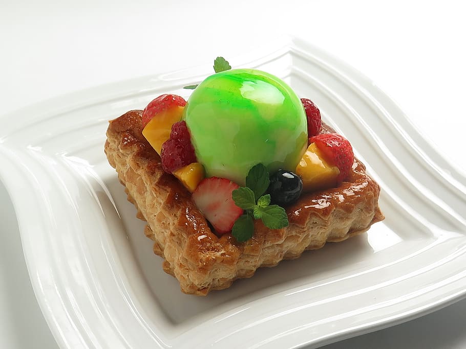 cake, fruit, dessert, food, sweet, delicious, cream, summer HD wallpaper