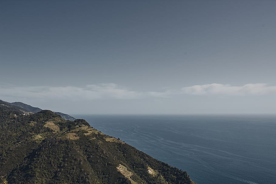 italy, cinque terre, sky, beauty in nature, scenics - nature HD wallpaper