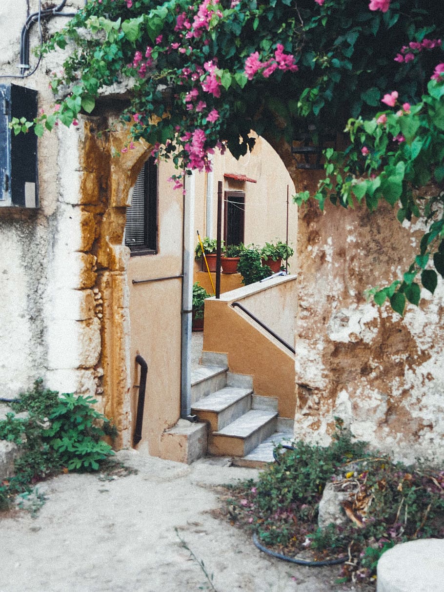 greece, rhodes, street, rhodos, griekenland, old street, architecture, HD wallpaper