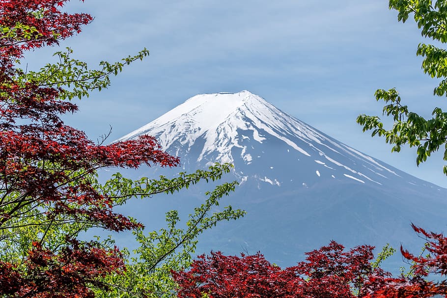 Mt. Fuji, asia, beautiful, bright, color, daylight, environment, HD wallpaper