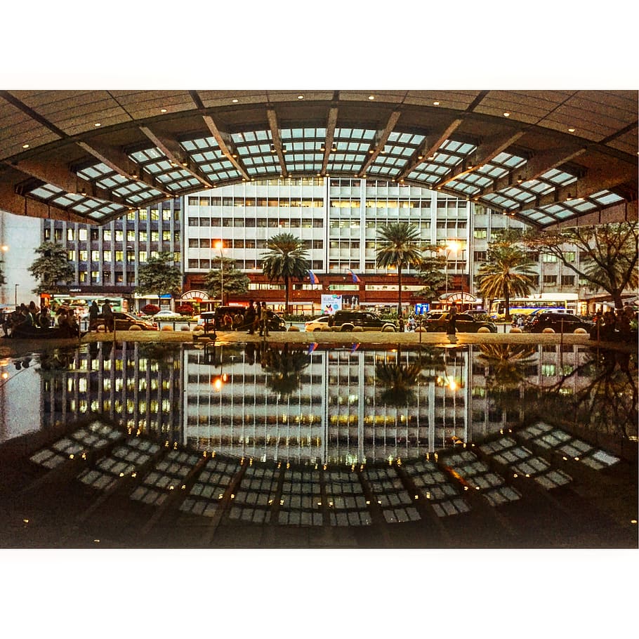 Photography of Mirror Hallway, architecture, building, city, construction HD wallpaper