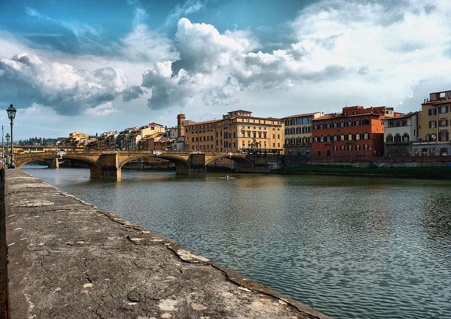 italy, florence, built structure, architecture, cloud - sky HD wallpaper