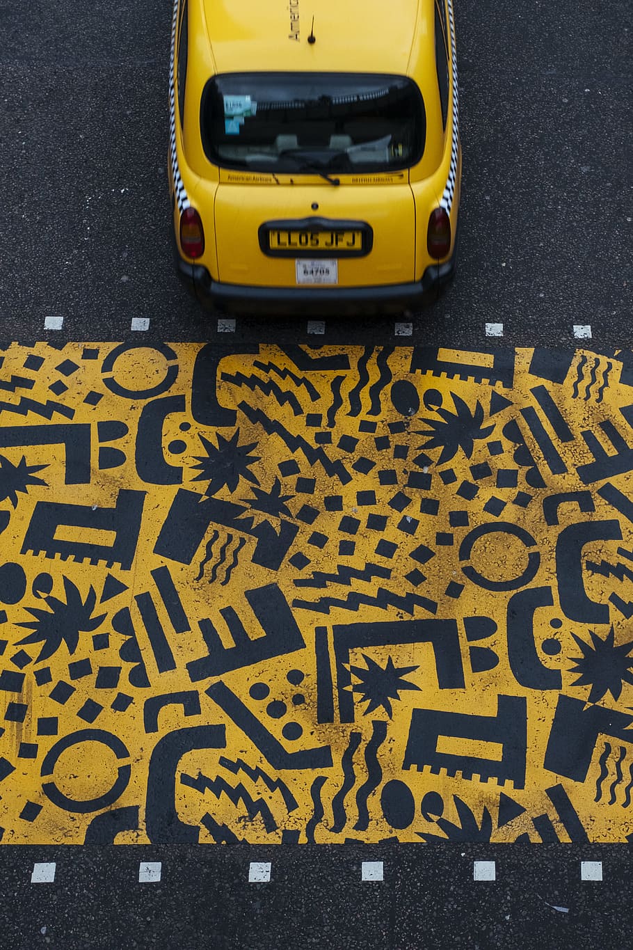 yellow vehicle parked at road during daytime, transportation HD wallpaper