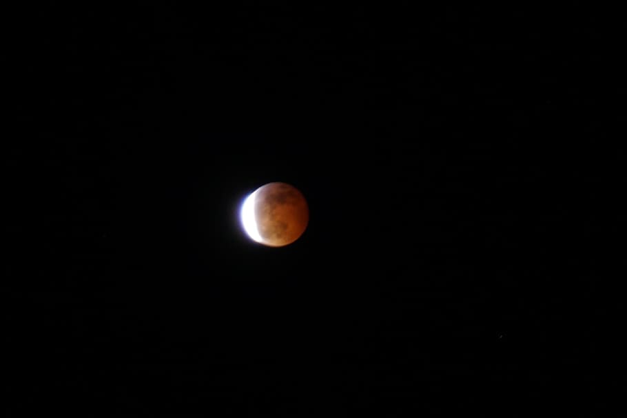 nature, outdoors, space, eclipse, lunar eclipse, moon, universe HD wallpaper