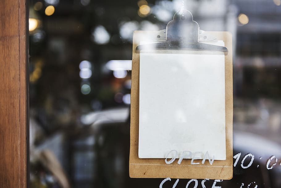 White Door Signage, blank, blur, bright, clean, daylight, design HD wallpaper