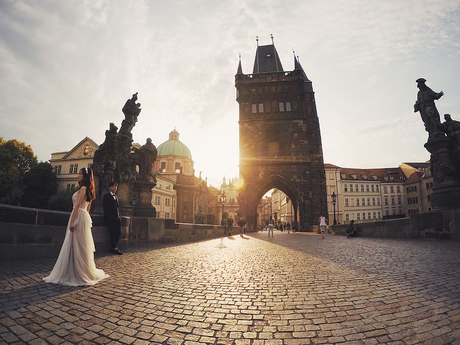 czechia, charles bridge, architecture, built structure, building exterior HD wallpaper