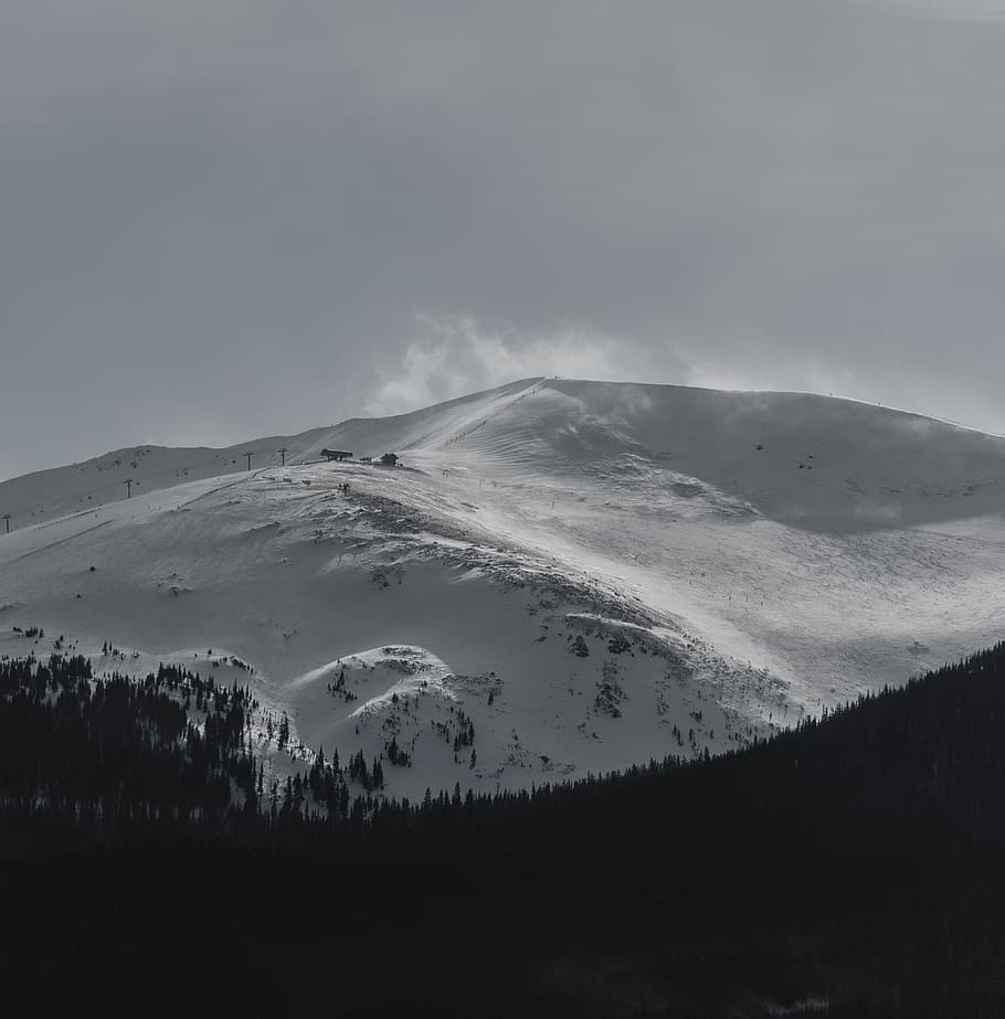 snow, clouds, skiing, tranquil scene, scenics - nature, sky HD wallpaper