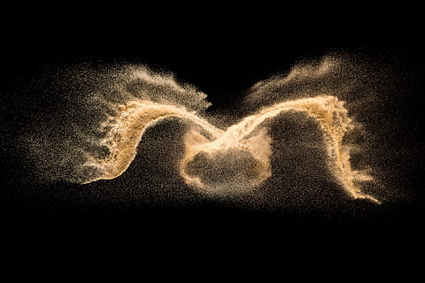 sand, dust, explosion, background, black, isolated, dirty, powder HD wallpaper