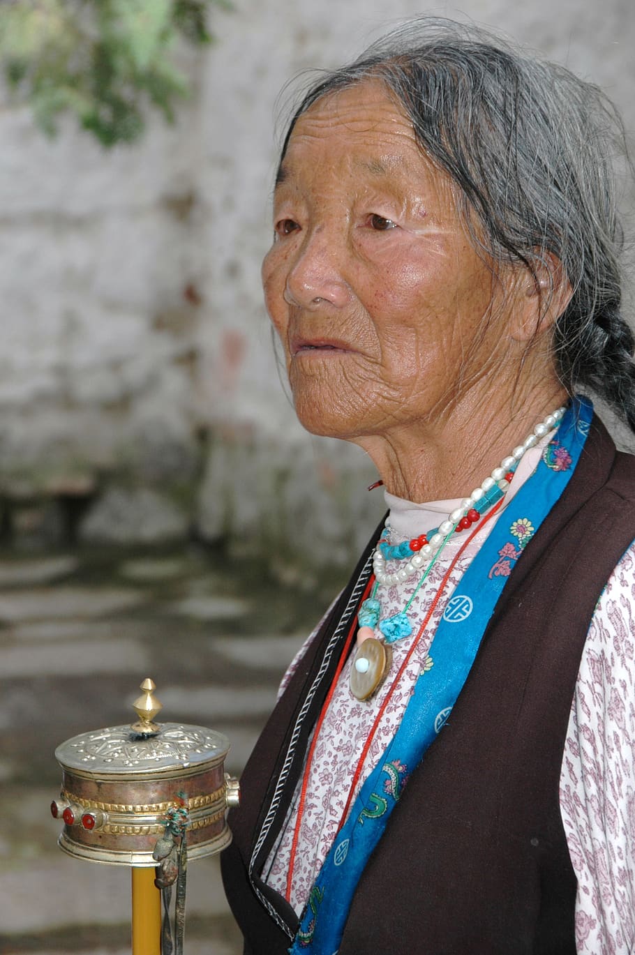 person, human, tibet, lhasa, worship, accessories, accessory, HD wallpaper