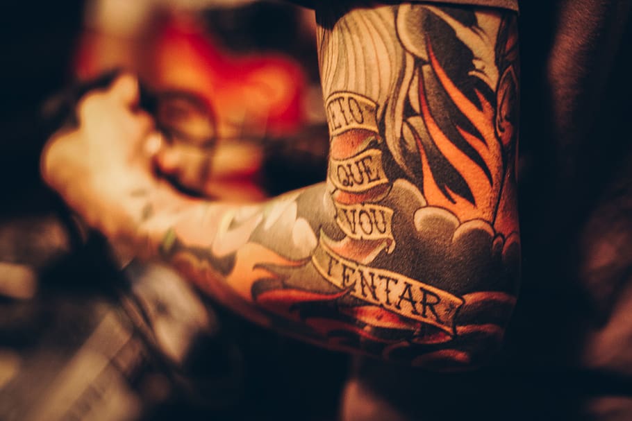 Venetian Tattoo Gathering : Tattoos : Body Part Arm Sleeve : Blackwork  Sleeve and Hand Tattoo