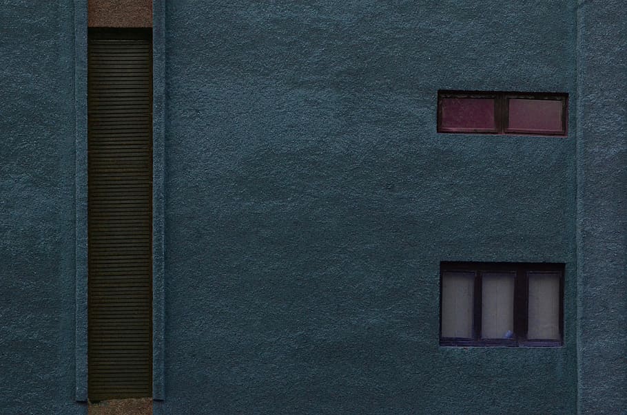 Gray Painted Wall, architecture, concrete, design, exterior, outdoors HD wallpaper