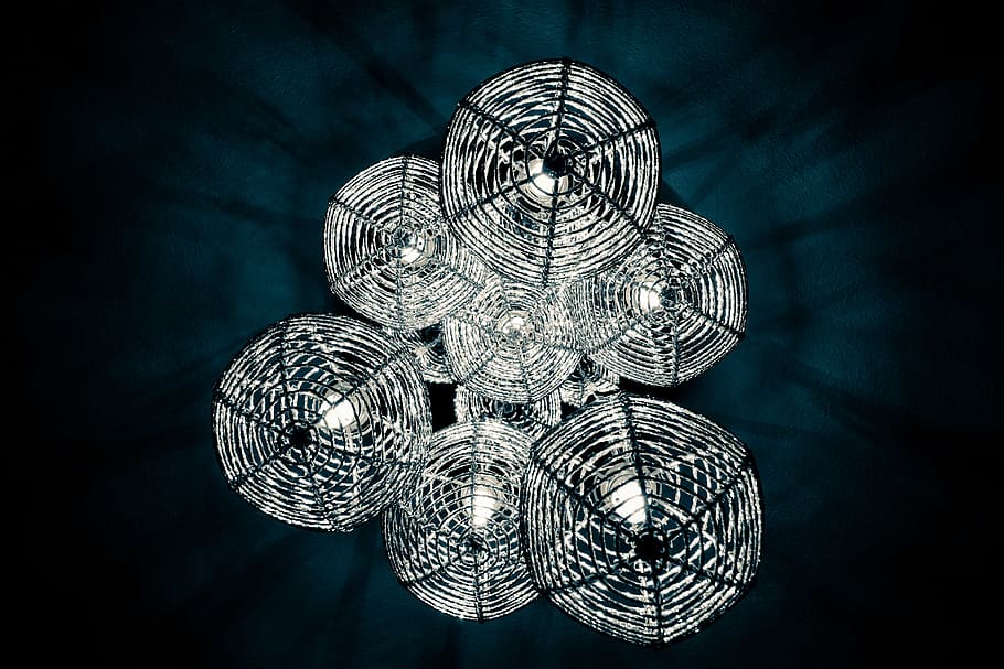 lamp, light, form, rays, shining, lighting, light bulb, hell HD wallpaper