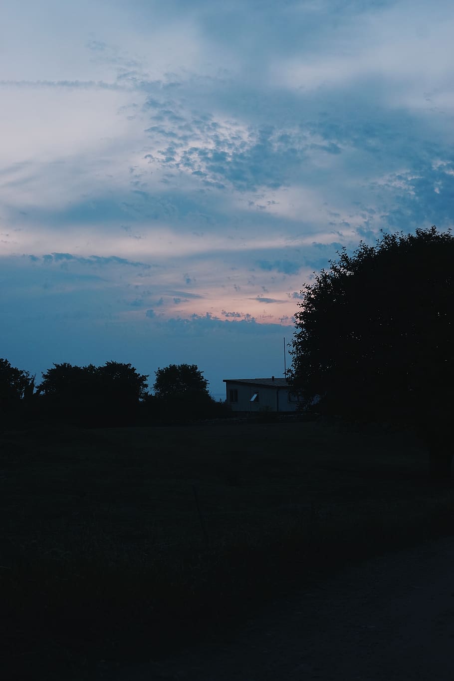sweden, borgholm, house, empty, no people, sky, light, clouds HD wallpaper