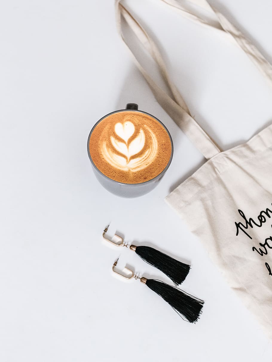 white ceramic mug, indoors, creativity, still life, no people HD wallpaper