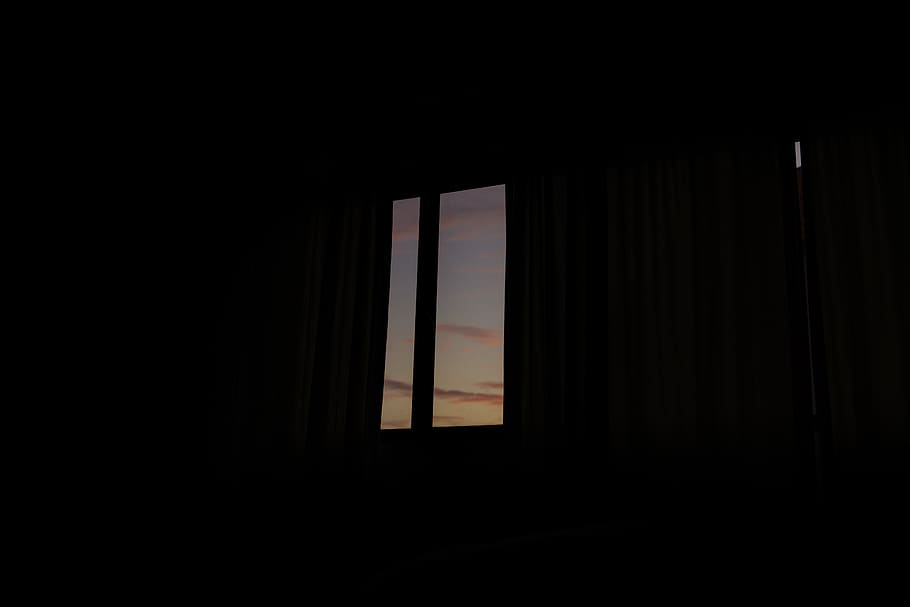 singapore, window, dark, indoors, silhouette, copy space, no people HD wallpaper
