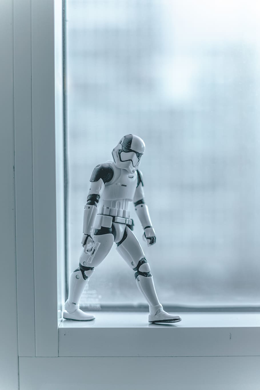 Star Wars Stormtrooper figurine, futuristic, robot, human representation HD wallpaper