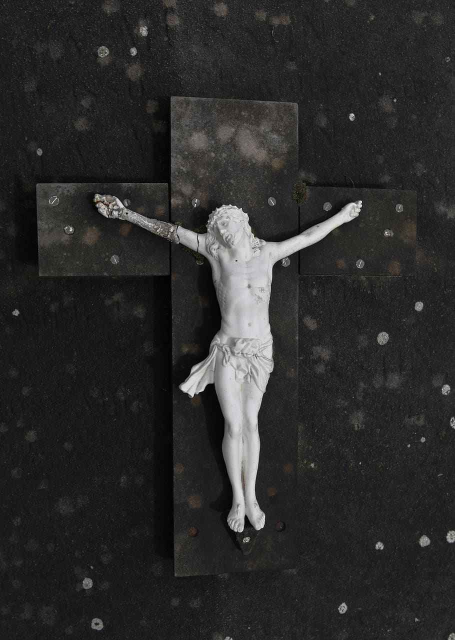 Jesus, black and white, believe, black and white, christ, christian, cross,  crucified, HD phone wallpaper | Peakpx