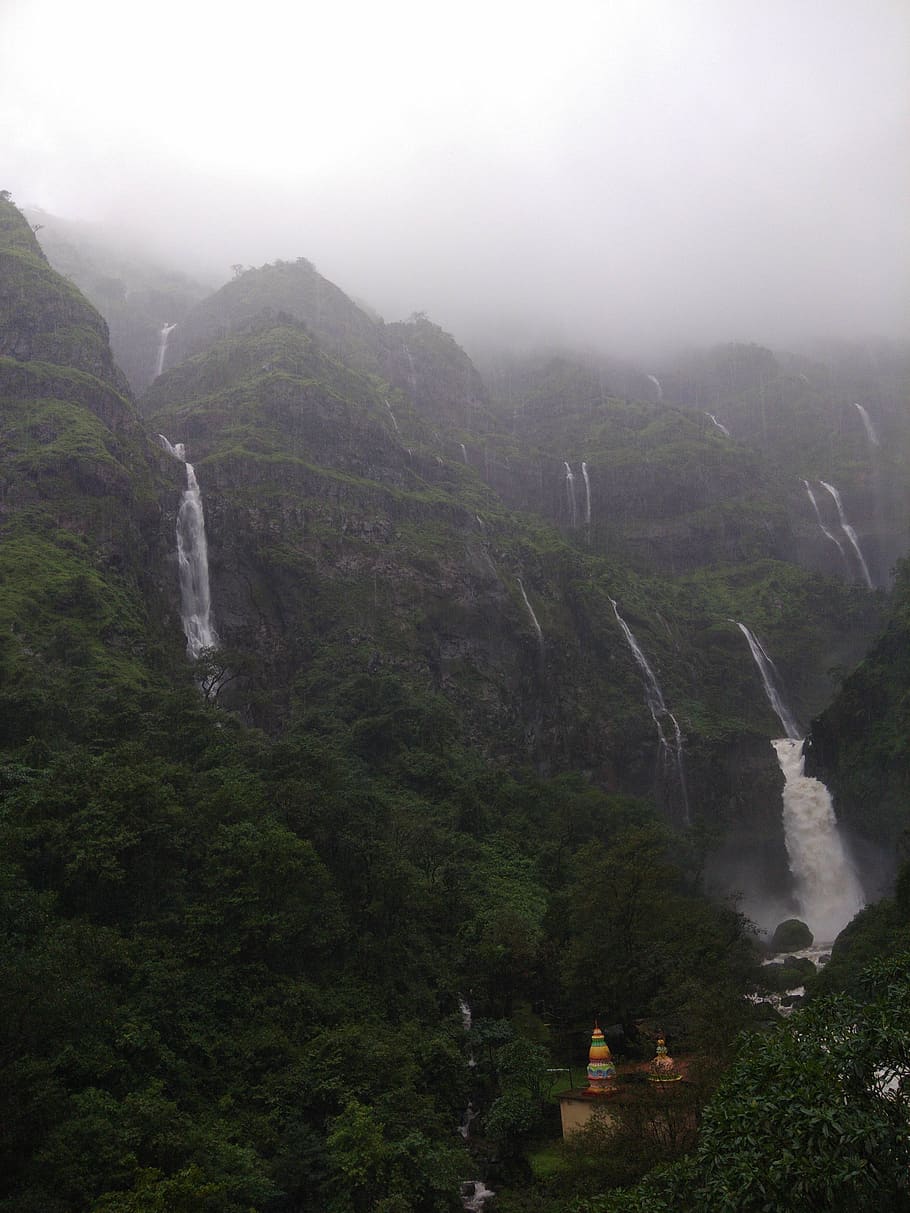 india, ratnagiri, maral - marleshwar rd, beauty in nature, fog, HD wallpaper