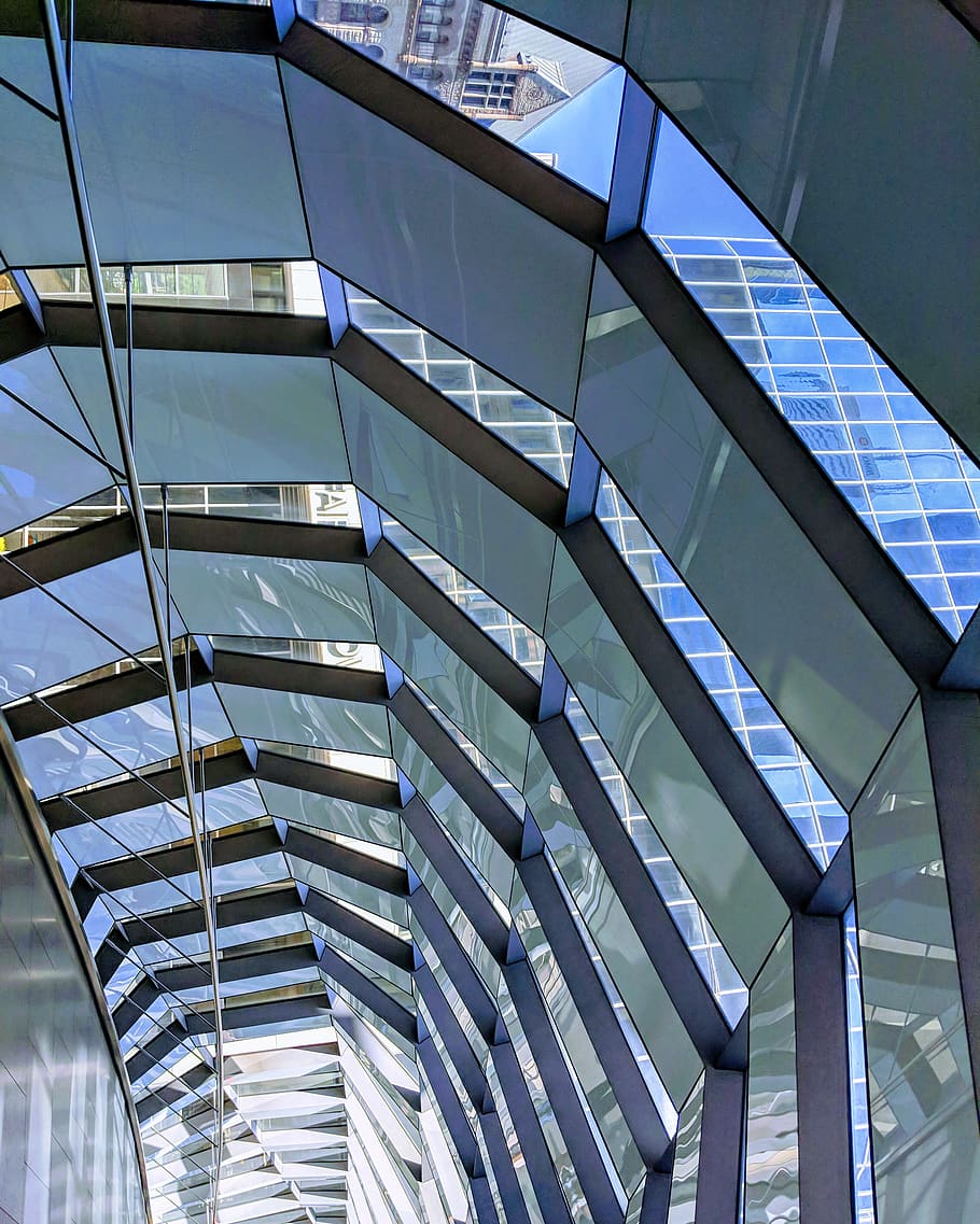 building, architecture, window, toronto, skylight, hudson's bay queen street HD wallpaper