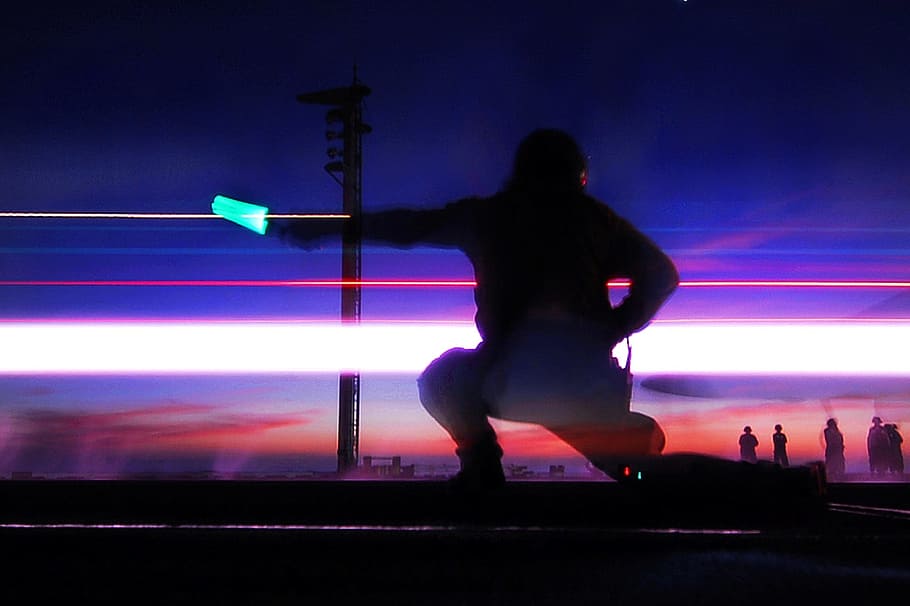 sailor, work, job, human, activity, night, silhouette, music HD wallpaper