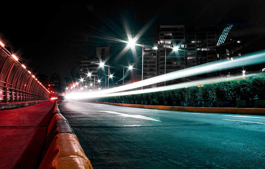 peru, miraflores, puente villena rey, streetphotos, cars, buildings, HD wallpaper