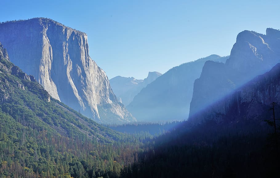 mountain ranges, outdoors, nature, peak, slope, tree, plant, abies HD wallpaper