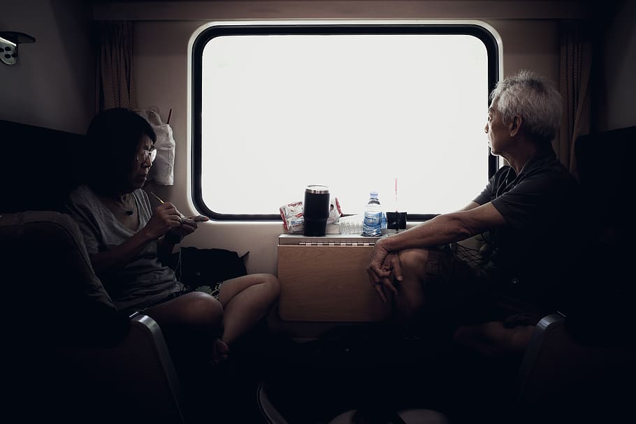 sitting, women, two people, indoors, adult, window, lifestyles HD wallpaper