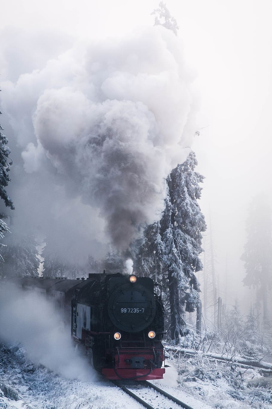 germany, wernigerode, schierke, tracks, steam, locomotive, harz HD wallpaper