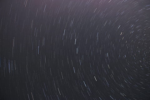 black rotating image, nature, outdoors, astronomy, space, universe HD wallpaper