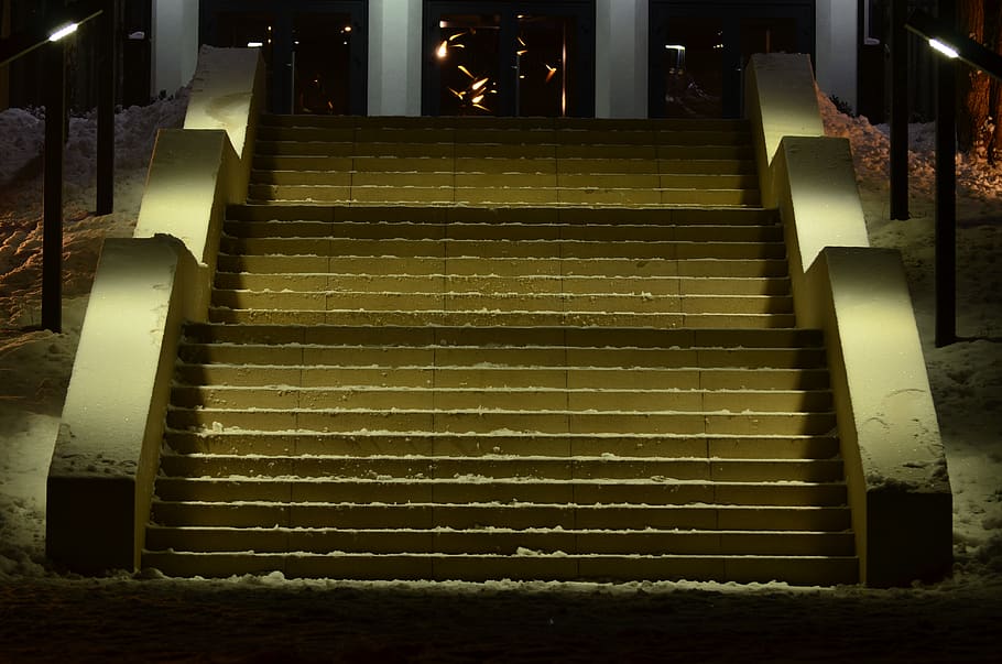 stairs, staircase, steps and staircases, architecture, built structure HD wallpaper