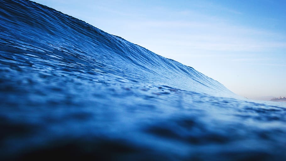 wave, ocean, water, sea, ocean wave, blue, liquid, surf, fresh HD wallpaper