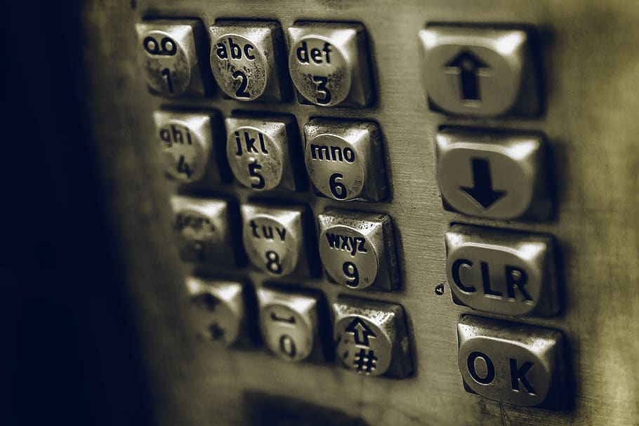 silver telephone dial, technology, number, connection, communication HD wallpaper